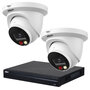 Dahua PoE Camerasysteem 8MP - 4K Dual Light Wizsense Turret met Microfoon