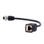 ST-6PINMALE-RJ45 Streamax Conversie 6 PIN mannelijk naar RJ45 mannelijk Lengte 15cm.
