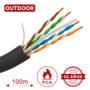 Safire Smart Cat6 Netwerkkabel 100m - 100% Koper voor Buitengebruik