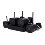 Uniview WiFi Camerasysteem 2MP Full HD met 4 Zwarte Bullet IP Camera's