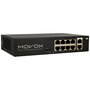 PoE switch 8 poorten en 2 uplink poorten Movok VK-SWITCH-1008POE-100.