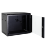 19 inch Wall Rack 4U - Wandgemonteerde Rackkast met Ventilator en Stekkerdoos