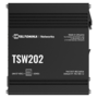 Teltonika TSW202 Industri&euml;le Managed PoE+ Switch - 10 Poorten L3 DIN-rail