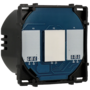 A-SMARTHOME Glazen Touch Lichtschakelaar - 1-Knops Inbouw - Zonder Blauwe Draad