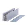 U-profiel voor elektromagnetische zuignappen MARCA BLANCA - Voor glazen deuren