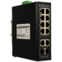 MOVOK VK-SWITCH-1208POE-120-G-IND 8 PoE Poorten Industri&euml;le Switch