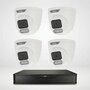 Uniview Cameraset 4MP ColorHunter - 4-Kanaals PoE Beveiliging voor Buiten
