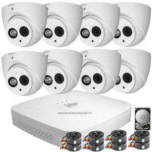 Dahua 2MP FULL HD Kameraüberwachungssystem 8 HD-CVI Kameras inkl. Mikrofon. Dahua 2MP FULL HD Kameraüberwachungssystem 8 HD-CVI Kameras inkl. Mikrofon.