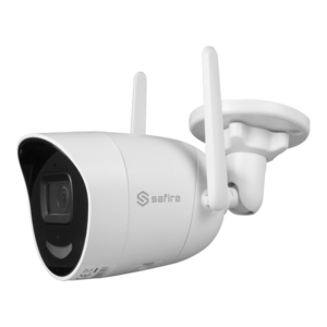Safire SF-IPB025WHA-4PW WiFi 4MP IP-Außenkamera mit Mikrofon, Lautsprecher, SD-Slot und kostenloser App. Safire SF-IPB025WHA-4PW WiFi 4MP IP-Außenkamera mit Mikrofon, Lautsprecher, SD-Slot und kostenloser App.