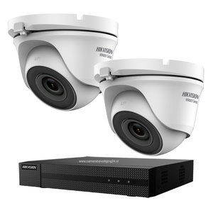 Hikvision Turbo HD-Kamera-Sicherheitsset mit 2 EXIR-Dome-Überwachungskameras für den Innen- und Außenbereich. Hikvision Turbo HD-Kamera-Sicherheitsset mit 2 EXIR-Dome-Überwachungskameras für den Innen- und Außenbereich.